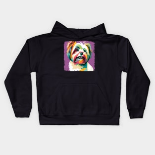 Biewer Terrier Pop Art - Dog Lover Gifts Kids Hoodie